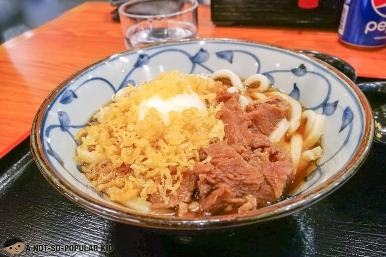 Beef Sukiyaki Udon of Tsurumaru Philippines