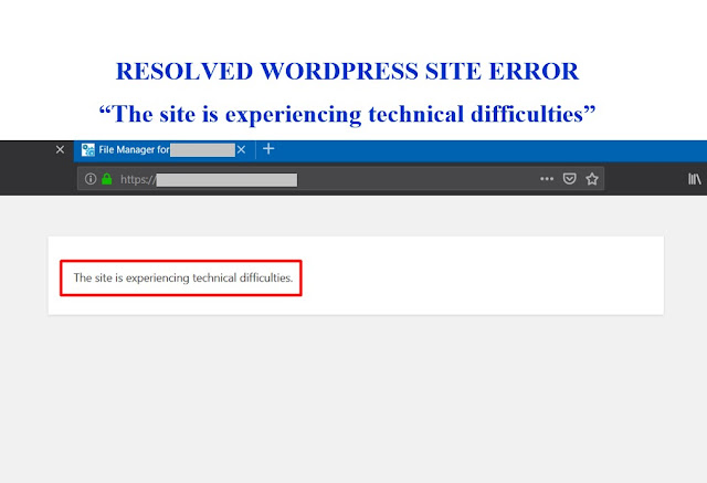 resolved-wordpress-error-wsod-the-site-is-experiencing-technical-difficulties