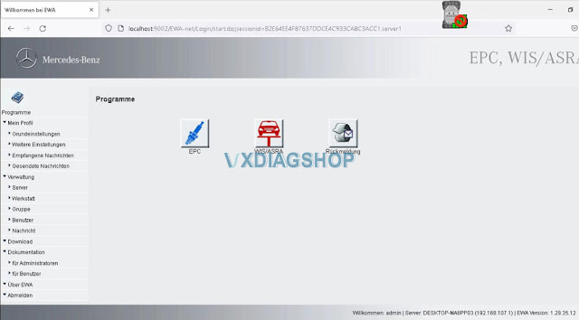 VXDIAG Benz WIS EPC Not Working Solution 5