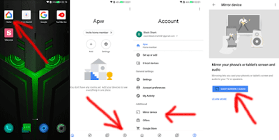 cara cast audio game android ke pc saat mirroring menggunakan aplikasi google home