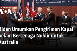 Joe Biden Umumkan Pengiriman Kapal Selam Bertenaga Nuklir untuk Australia