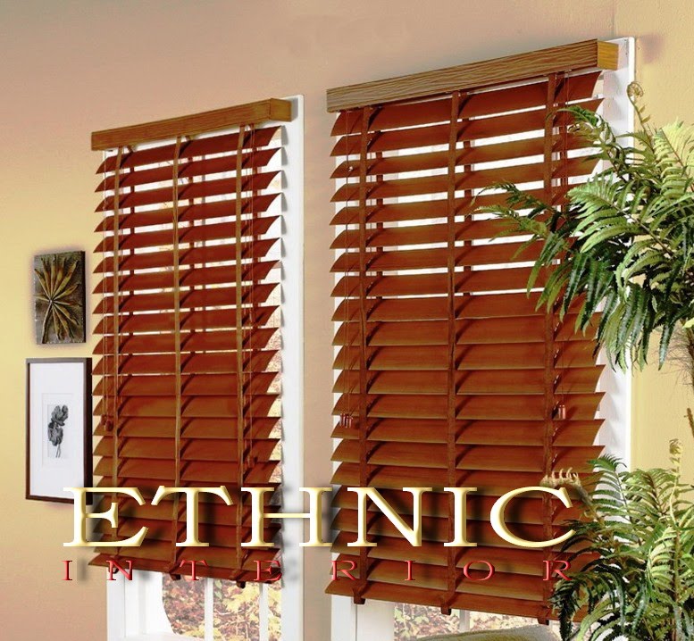 ETHNIC INTERIOR WOODEN BLINDS TIRAI  KAYU 