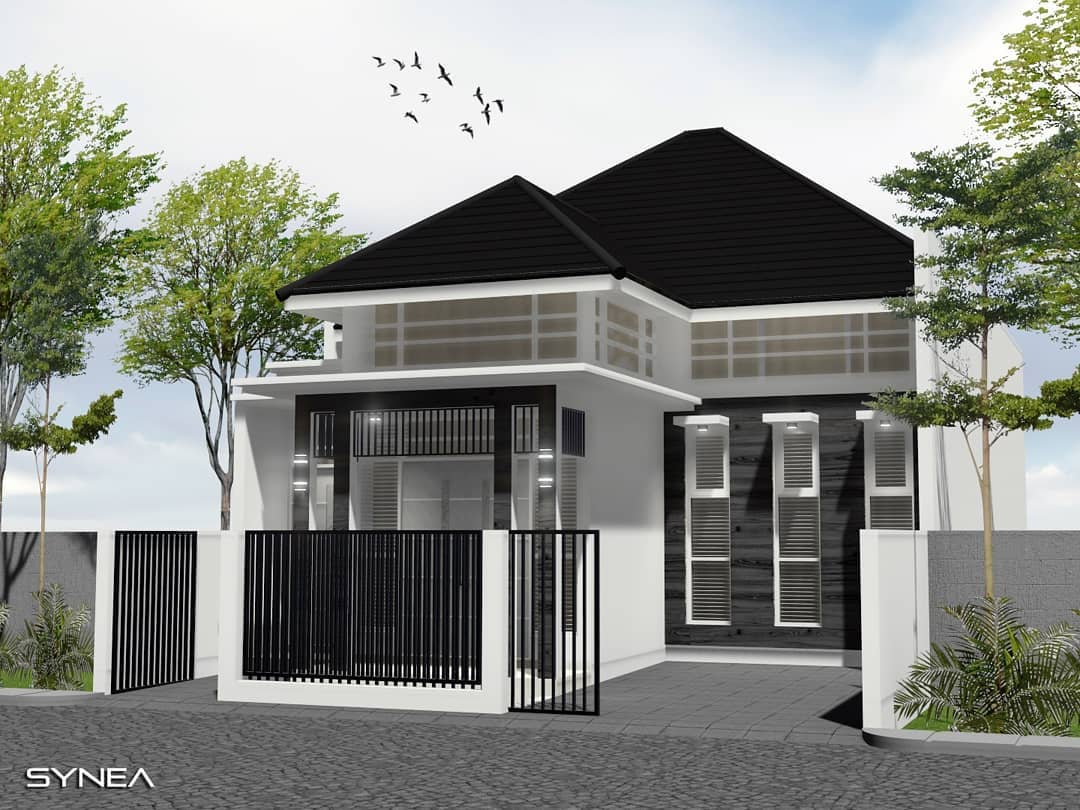 Desain Dan Denah Rumah Elegan Ukuran Lahan Panjang 15 M X Lebar 6