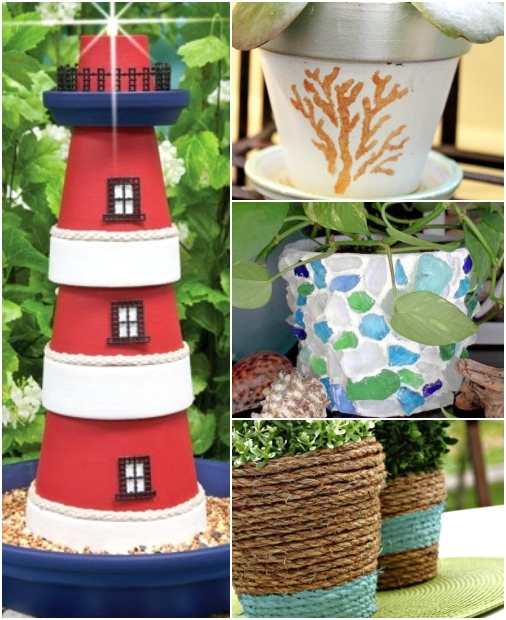 Terra Cotta Pot Makeover Ideas