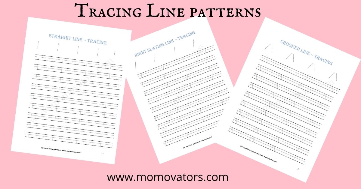 Tracing lines worksheet, Tracing lines worksheets printable, tracing lines for preschoolers pdf, tracing lines and curves worksheet pdf @momovators