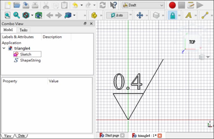 Drawing software：FreeCAD 0.19.1 Draft