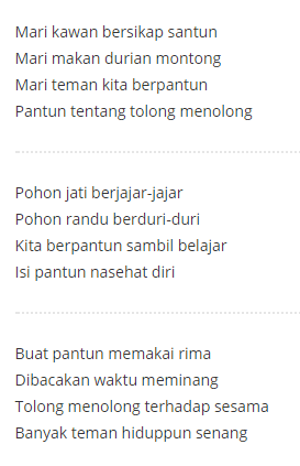 Contoh Pantun Nasehat Tolong Menolong