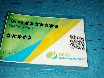 Contoh hasil cetak kartu digital BPJS Ketenagakerjaan