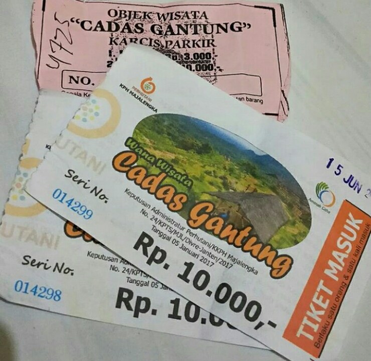 HTM cadas gantung Majalengka