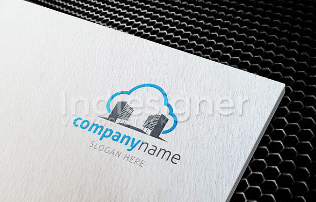 Cloud Server Hosting Logo Template v4