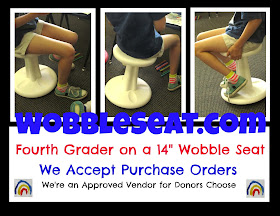 Wobble Seat: Active Seating Alternative.... great for developing core muscles