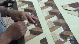 Woodworking Veneer inlay