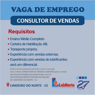 Consultor de Vendas