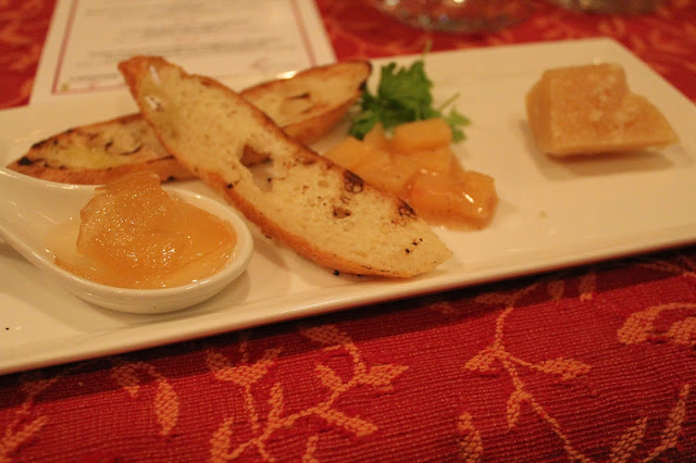 Cheese plate at Meritage, Boston, Mass.