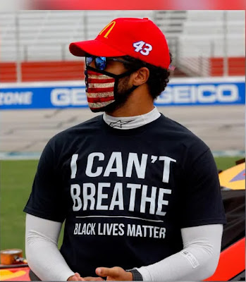 Noose found in NASCAR driver Bubba Wallace's garage stall at Talladega Superspeedway #NASCAR