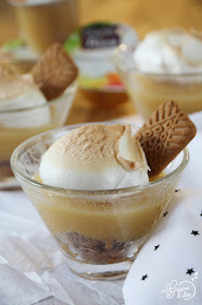 Compote Meringuée sur lit de Spéculoos Recette Dessert Facile