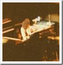 Patrick Moraz in concert with the Moody Blues in 1978