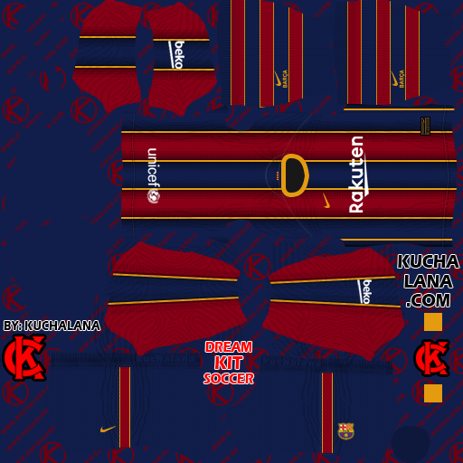 F.C. Barcelona Kits 2020/21 -  DLS20 Kits