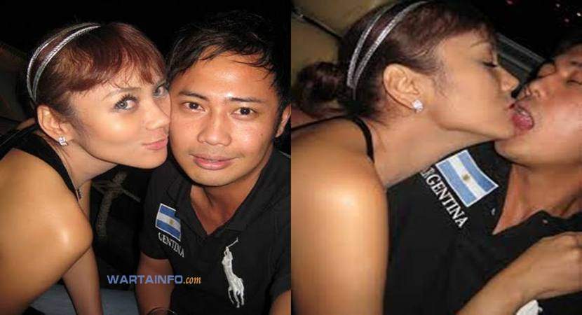 Foto skandal Ciuman bibir Hot Mesra penuh nafsu Anita Hara Artis presenter cantik Indonesia tanpa sensor