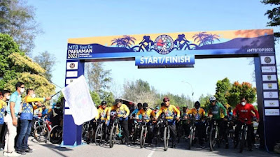 Promosikan Wisata, MTB Tour de Pariaman 2022 Diikuti Ribuan Peserta