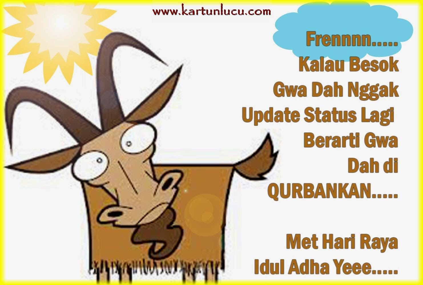 Gambar Kartun Lucu Kambing Kurban Pos DP BBM