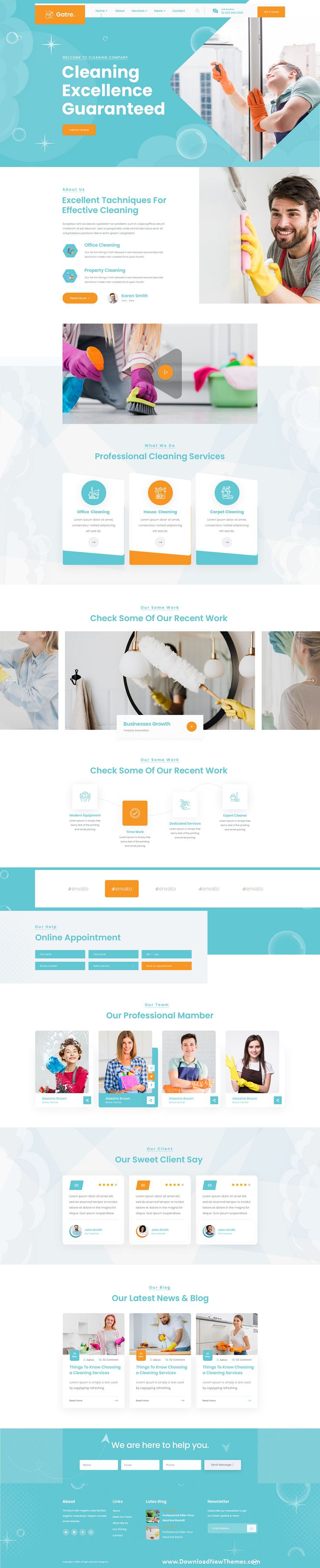 Gatre - Cleaning Sketch Template Review