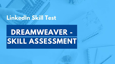 Dreamweaver - Skill Assessment