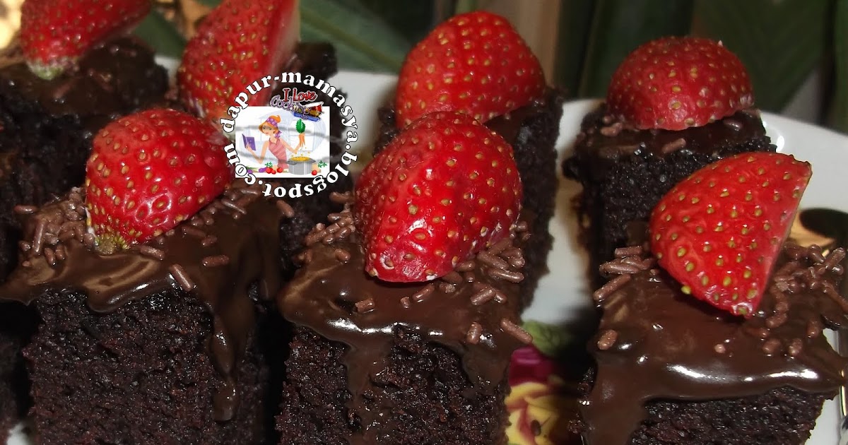 Resepi Brownies Guna Tepung Gandum - Kebaya Polas