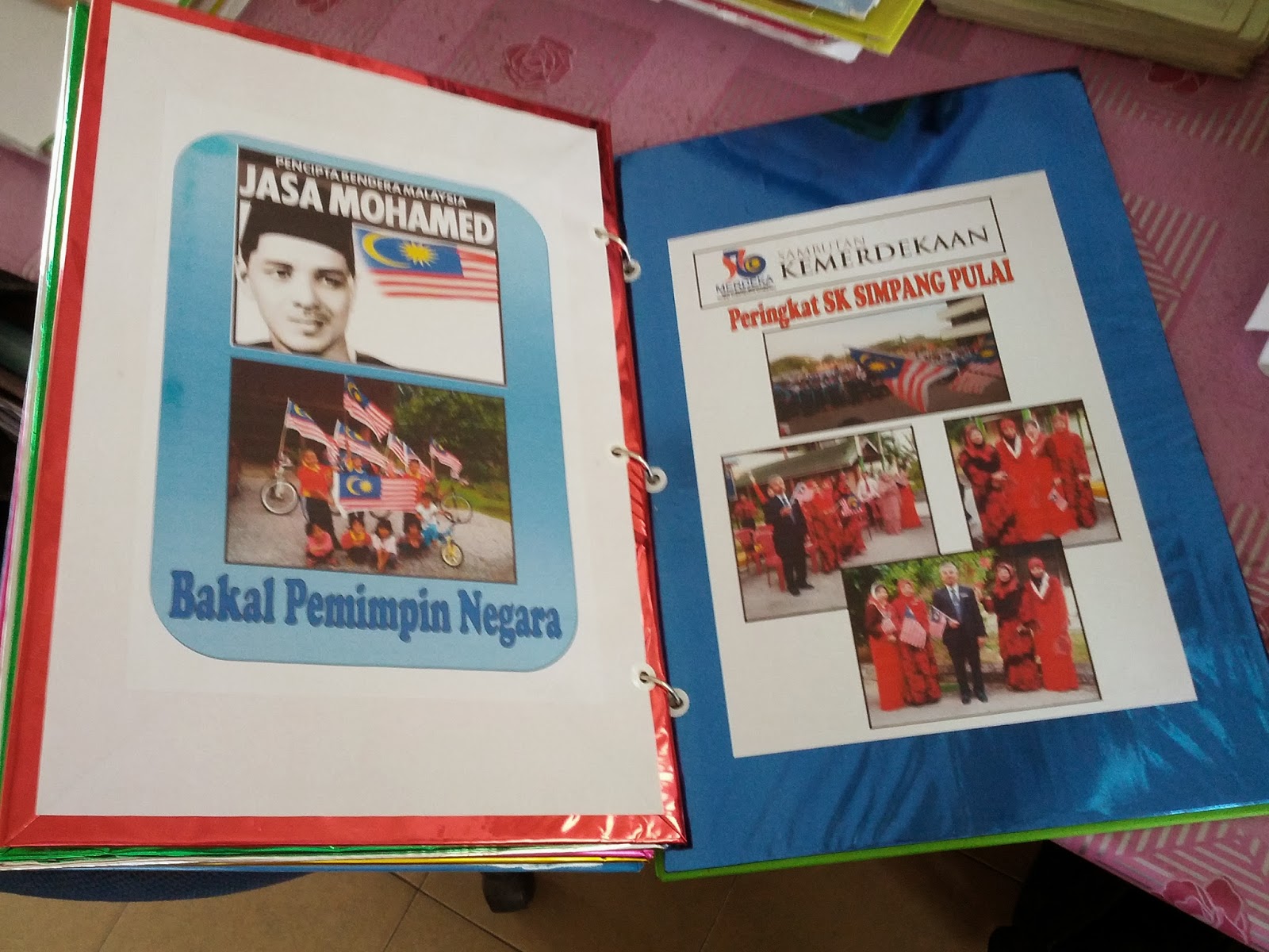 Contoh Buku Skrap Saya Anak Malaysia - Virallah