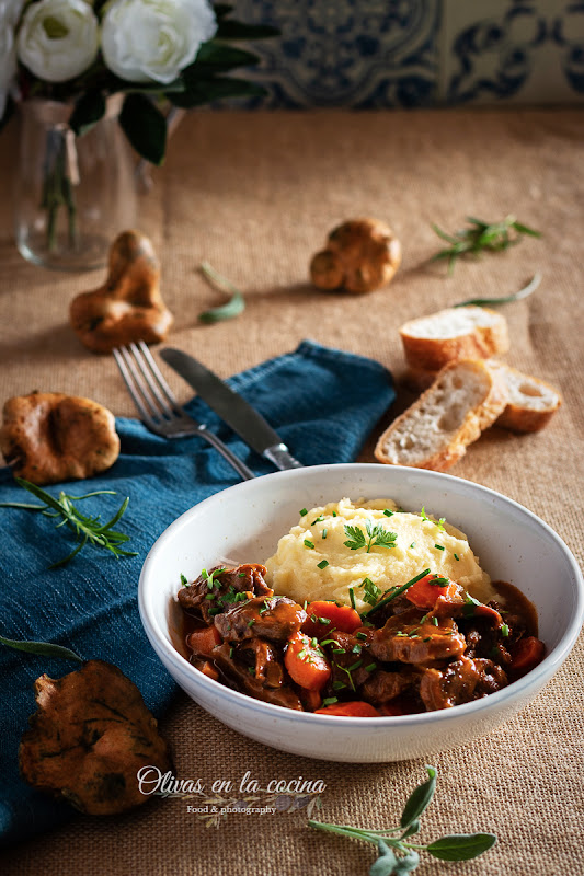 Ragú de ternera con níscalos