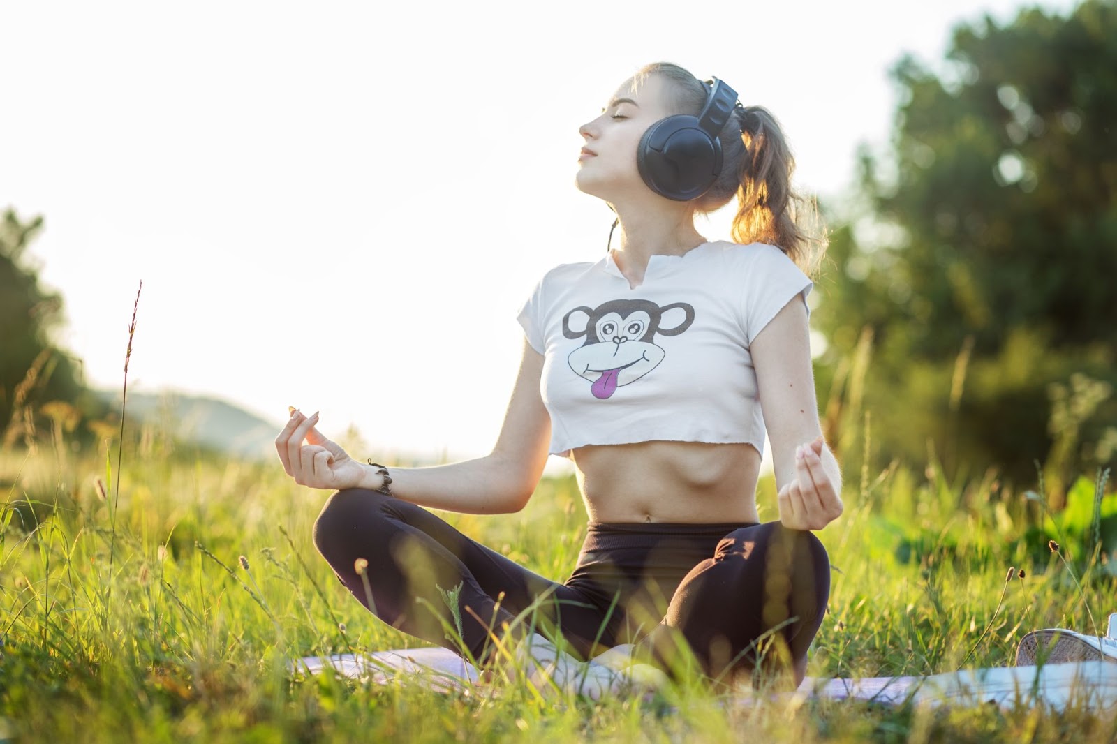 Practicing with Yoga music makes you forget about fatigue