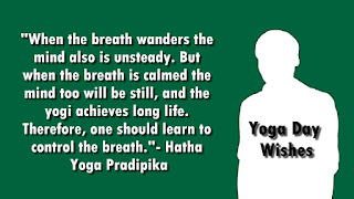 Yoga Day wishes Quotes