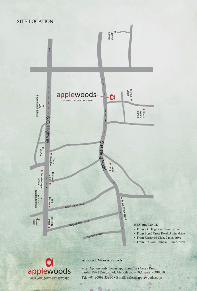 Applewoods Sorrel Location Plan