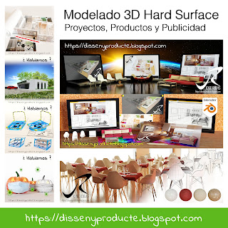 Modelado 3D Hard Surface y Renderización de Imágenes para presentaciones de Productos y Proyectos