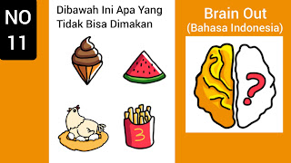 Di Bawah Ini Apa Yang Tidak Bisa Dimakan - Brain Out Level 11