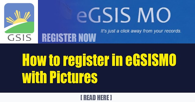 How to register in eGSISMO with Pictures