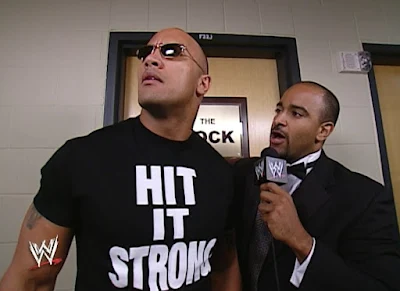 WWE Wrestlemania 19 Review - Jonathan Coachman interviews The Rock