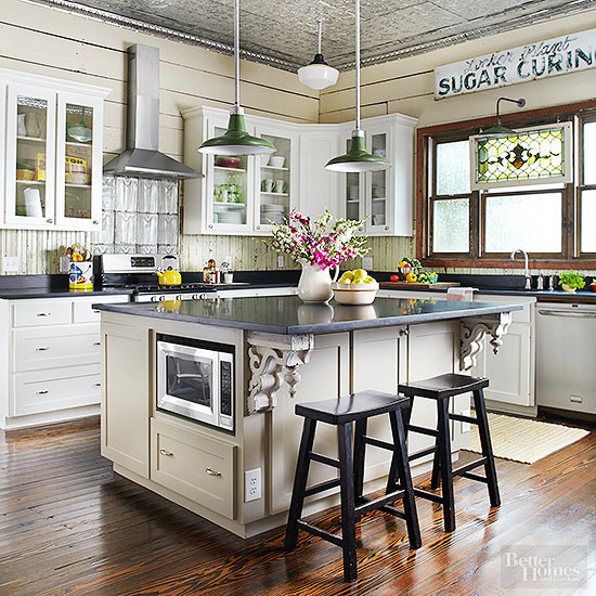 The Country Farm Home Farmhouse Kitchen  Color Trends for 2019