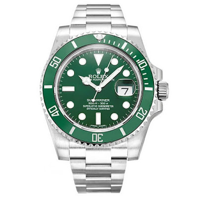 Replica Rolex Submariner verde Dial Hombres Automatic Reloj 116610LV