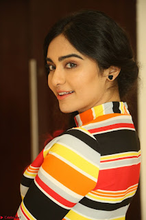 Adha Sharma in a Cute Colorful Jumpsuit Styled By Manasi Aggarwal Promoting movie Commando 2 (98).JPG