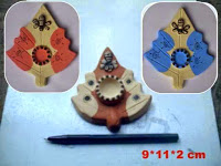 souvenir gerabah tempat lilin