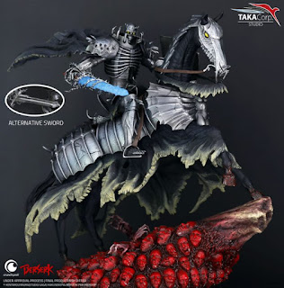 Impresionante estatua de Skullknight de Berserk, realizada por Taka Corp.