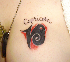 capricorn tattoos symbols