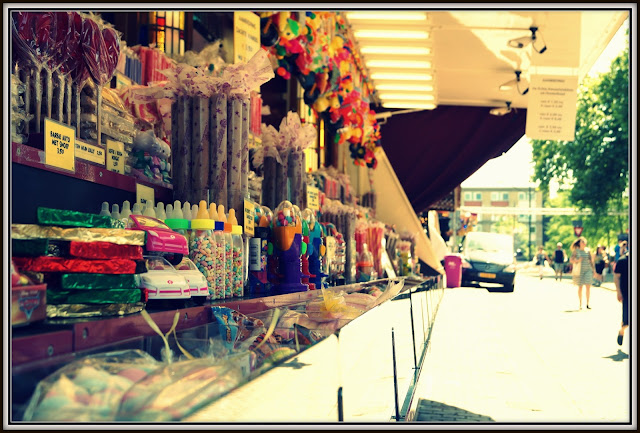 sweets on a street