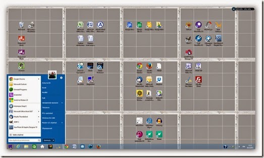 Työpöytä 8.1 kuin ennen