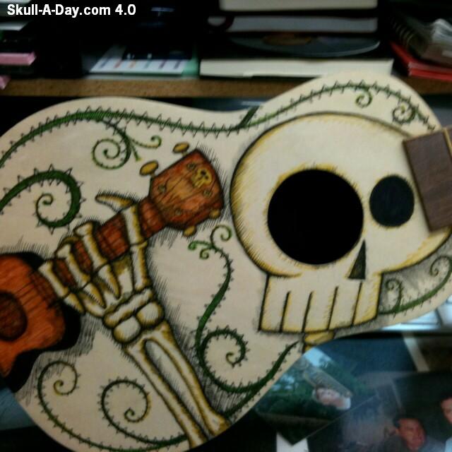 wallpaper ukulele. Ukulele Skull