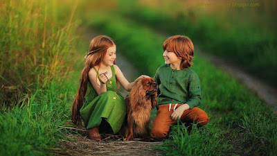 lovely-children-dressed-up-with-green-colour-pics