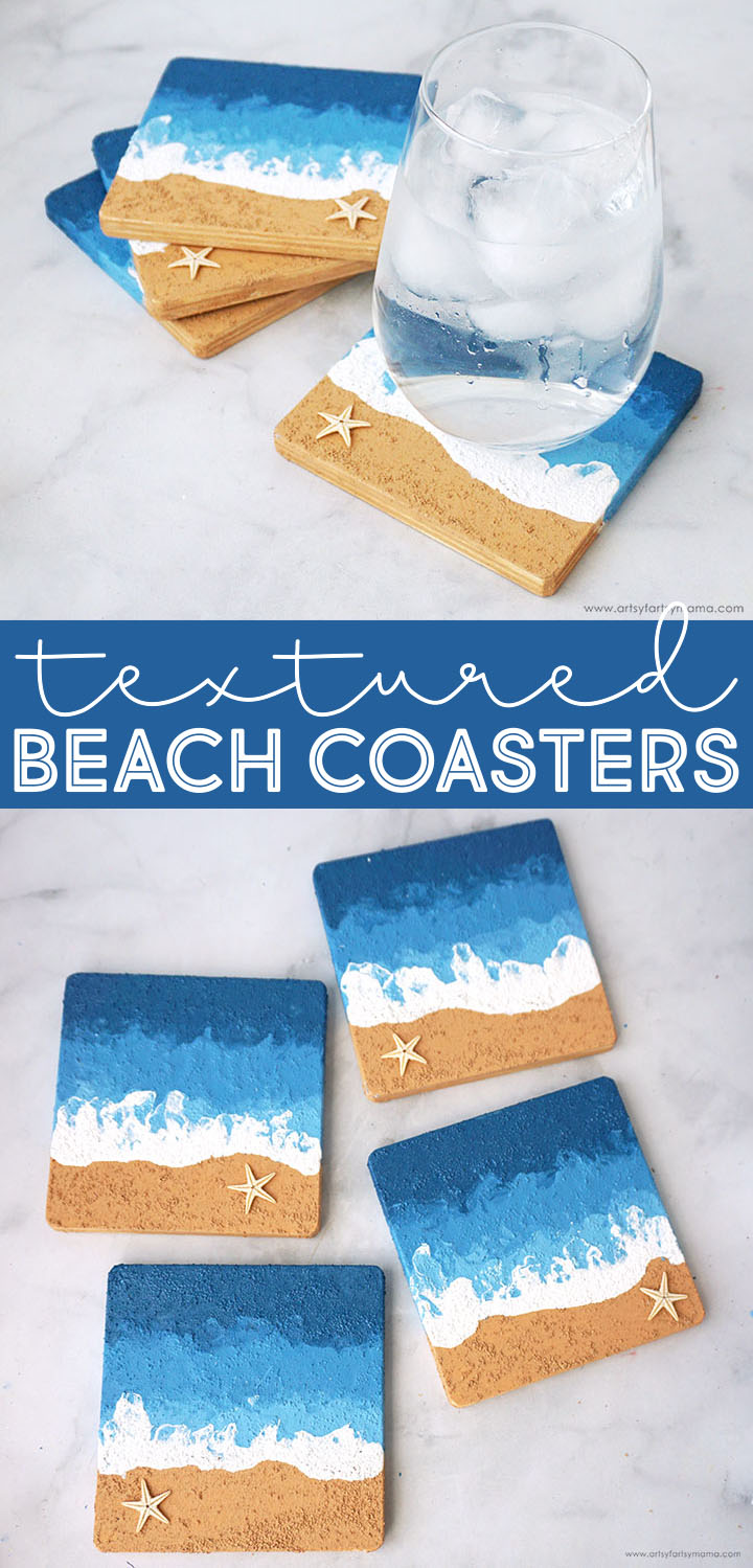 Textured Beach Coasters