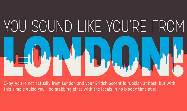 Image: You Sound Like You're from London #infographic