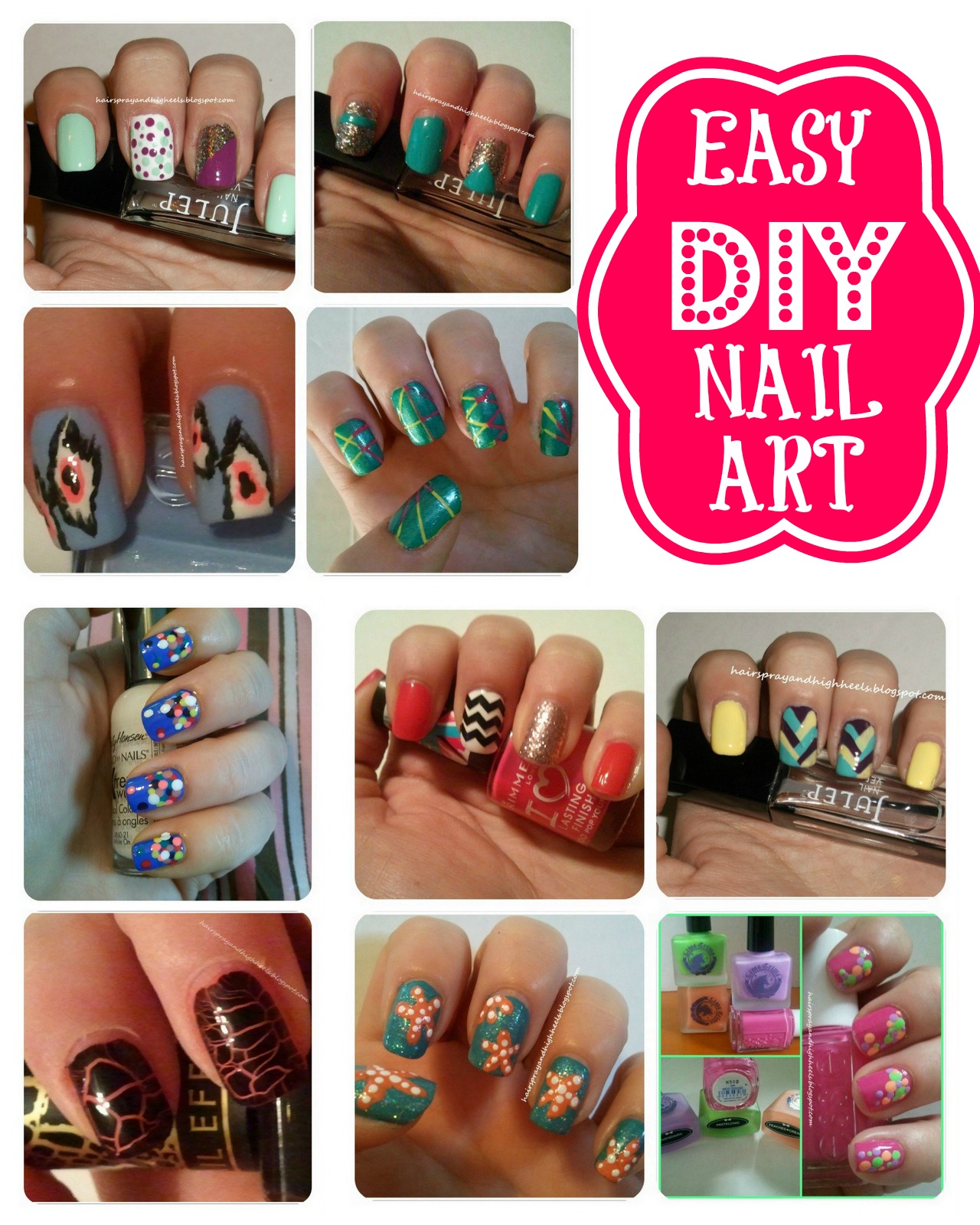 Stop by and check out my Easy DIY Nail Art Page for more great 